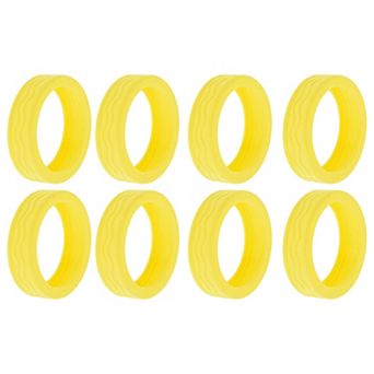 8 pc Luggage Wheel Protection Cover, Suitcase Wear-Resistant Noise Reduction Wheel Cover 2.05"x0.55"