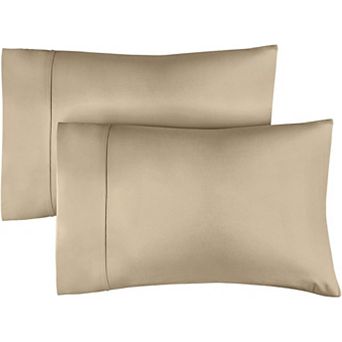 CGK Linens Soft 100% Cotton 400 Thread Count Pillowcases, Set of 2