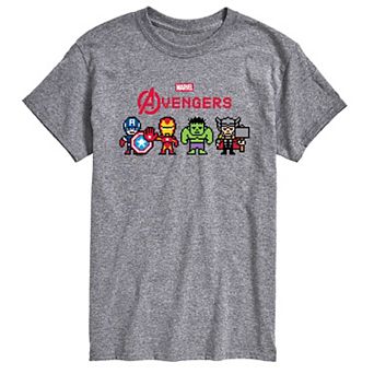Men's Marvel The Avengers 8-Bit Graphic Tee