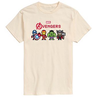 Men's Marvel The Avengers 8-Bit Graphic Tee