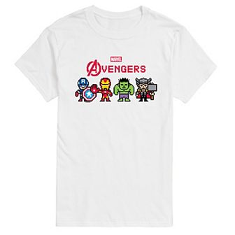 Men's Marvel The Avengers 8-Bit Graphic Tee