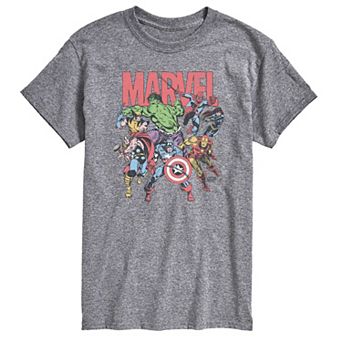 Men's Marvel Comic Vintage Graphic Tee