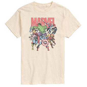 Men's Marvel Comic Vintage Graphic Tee
