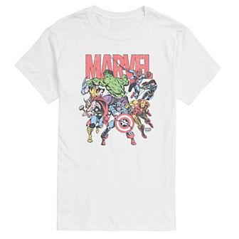 Men's Marvel Comic Vintage Graphic Tee