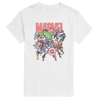 Men's Marvel Comic Vintage Graphic Tee