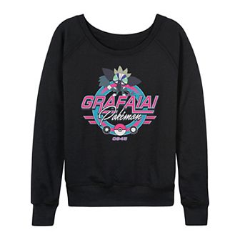 Women's Pokémon Grafaiai Racing French Terry Long Sleeve Tee