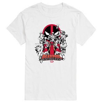 Men's Marvel Deadpool Group Graphic Tee