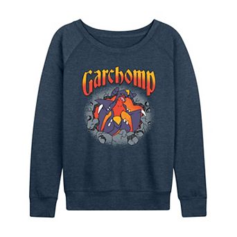 Women's Pokémon Garchomp Rocks French Terry Long Sleeve Tee