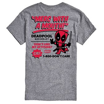 Men's Marvel Deadpool Merc With A Mouth Graphic Tee