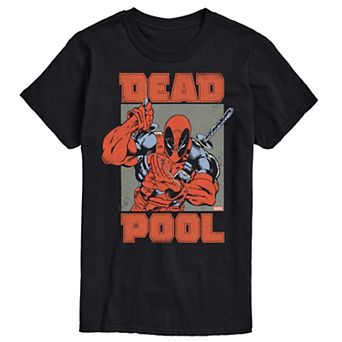 Men's Marvel Deadpool Distressed Graphic Tee