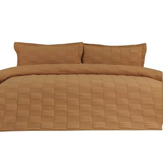 Geometric Embroidered Bedspread Mini Day 3 pc Set