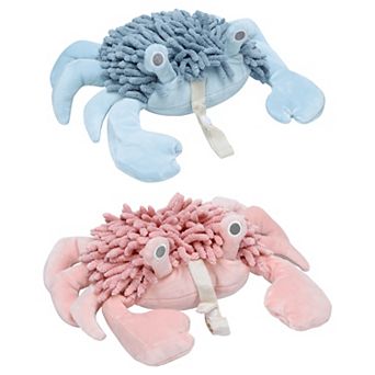 2 pc Chenille Hanging Hand Towels, Cartoon Fuzzy Soft Absorbent Decorative Ball Towel 9"x12"