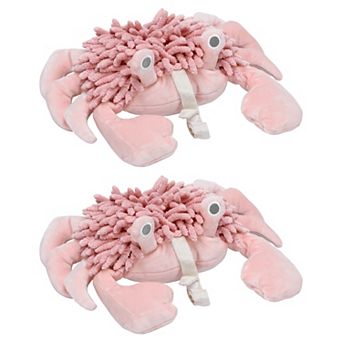 2 pc Chenille Hanging Hand Towels, Cartoon Fuzzy Soft Absorbent Decorative Ball Towel 9"x12"