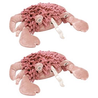 2 pc Chenille Hanging Hand Towels, Cartoon Fuzzy Soft Absorbent Decorative Ball Towel 9"x12"