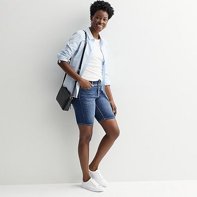 Women's Apt. 9® Tummy Control Bermuda Shorts