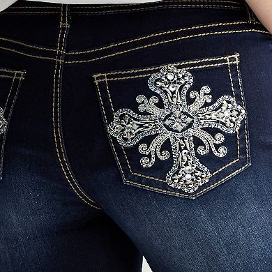 Women's Apt. 9® Tummy Control Dark Wash Bermuda Shorts