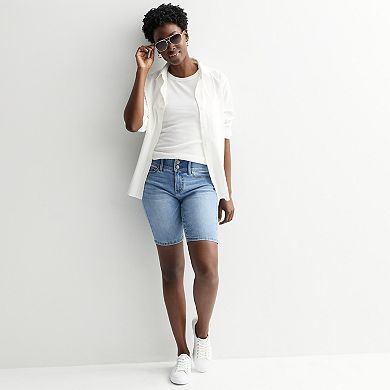 Women's Apt. 9® Tummy Control Bermuda Shorts