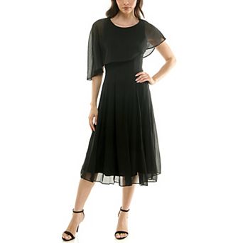 Women's Maison Tara Smocked Waist Print Chiffon Maxi Dress