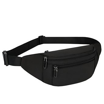 Women's Waist Bag - Multiple Zip Fanny Pack for Casual Outings