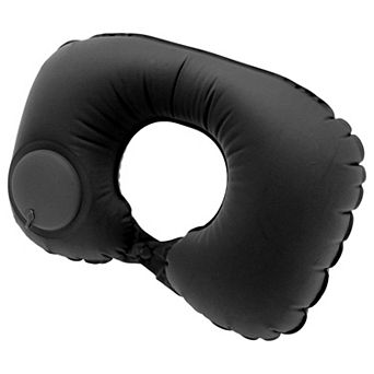 Inflatable Travel Pillow, Press to Inflate Travel Sleeping U-Shaped Neck Pillow
