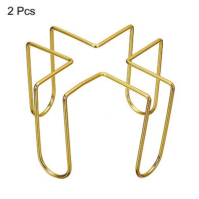 Coaster Holder, 2pcs 2.95" Coaster Storage Rack for Both Round and Square, Holds 8 Coasters