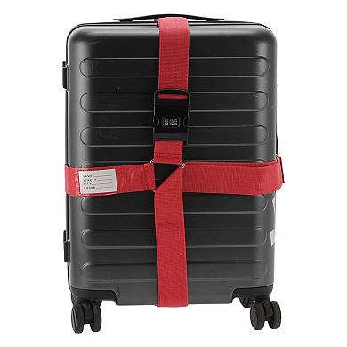 Luggage Straps with Combination Lock, 420cm Length Adjustable Travel Belt for Luggage