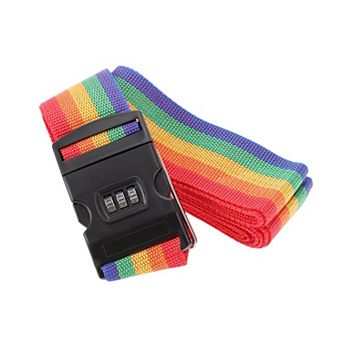 Luggage Straps with Combination Lock, 420cm Length Adjustable Travel Belt for Luggage