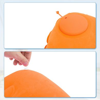 Inflatable Travel Pillow, Press to Inflate Travel Sleeping Neck Pillow