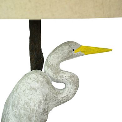 Set of 2 Heron Table Lamps - 30.5" High - Coastal Bedroom Decor