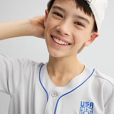 Boys 8-20 Tek Gear® Mesh Baseball Jersey