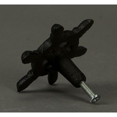 Dark Brown Cast Iron Nautical Ship Wheel Drawer Pulls or Cabinet Knobs Set of 12