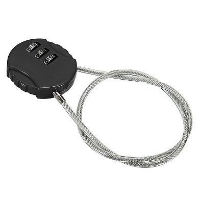 Small Combination Lock 14.9 Inch, 1 Pack 3 Digit Padlock for Gym Locker