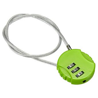 Small Combination Lock 14.9 Inch, 1 Pack 3 Digit Padlock for Gym Locker