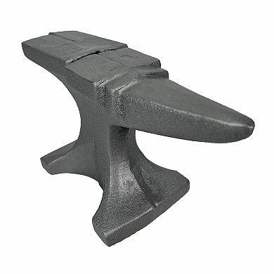 Cast Iron Anvil Bookends Set of 2 with Smooth Flat Top - 8" L Book Holders