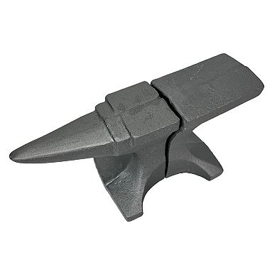 Cast Iron Anvil Bookends Set of 2 with Smooth Flat Top - 8" L Book Holders