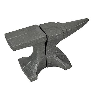 Cast Iron Anvil Bookends Set of 2 with Smooth Flat Top - 8" L Book Holders