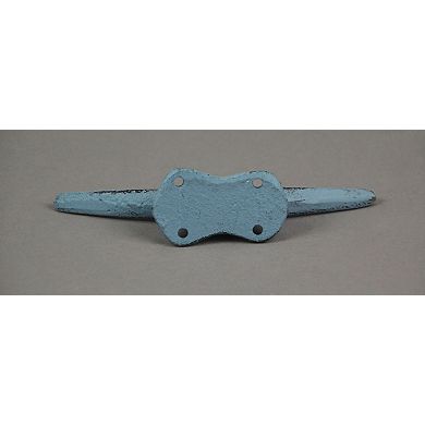 Set of 4 Colorful Cast Iron Nautical Cleat Wall Hooks/Drawer Pulls