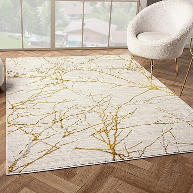Luxe Weavers Modern Abstract Nature Area Rug