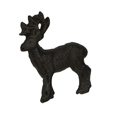 Set of 6 Cast Iron Deer Drawer Pulls Decorative Cabinet Knob Rustic Home Decor