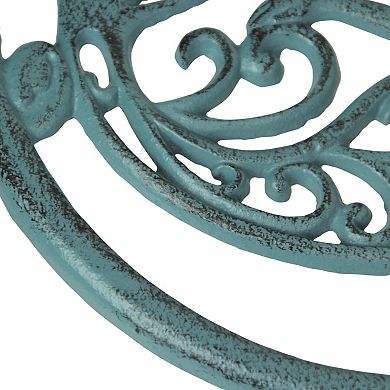 Set of 3 Cast Iron Nautical Design Kitchen Trivets Decorative Wall Hangings