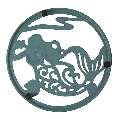 Set of 3 Cast Iron Nautical Design Kitchen Trivets Decorative Wall Hangings