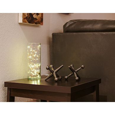 Retro Cast Iron Giant Jack Accent Bookends Matte Finish Decor Sculptures