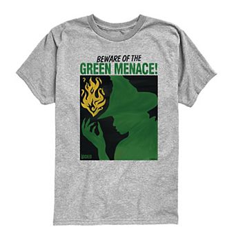 Boys 8-20 Wicked For Good Beware Of The Green Menace! Graphic Tee