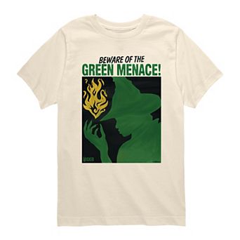 Boys 8-20 Wicked For Good Beware Of The Green Menace! Graphic Tee