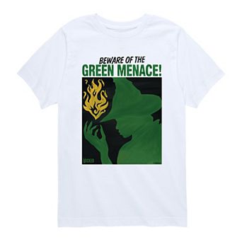 Boys 8-20 Wicked For Good Beware Of The Green Menace! Graphic Tee