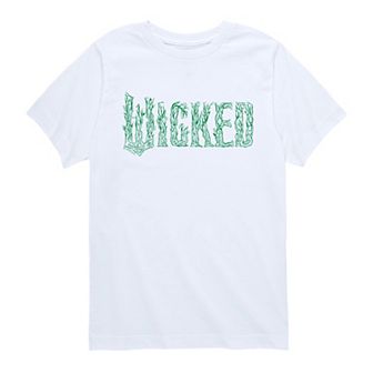 Boys 8-20 Wicked For Good Logo Tree Branch Graphic Tee