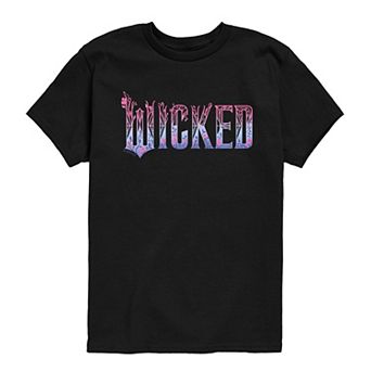 Boys 8-20 Wicked For Good Logo Floral Graphic Tee