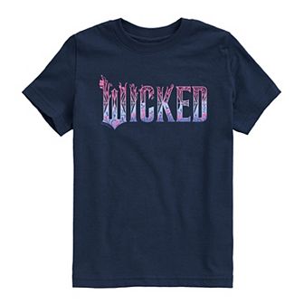 Boys 8-20 Wicked For Good Logo Floral Graphic Tee