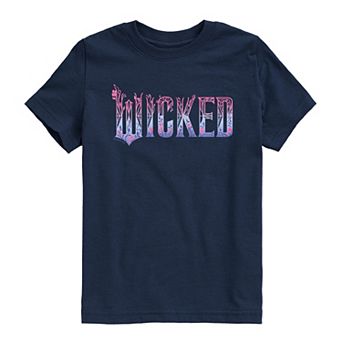 Boys 8-20 Wicked For Good Logo Floral Graphic Tee