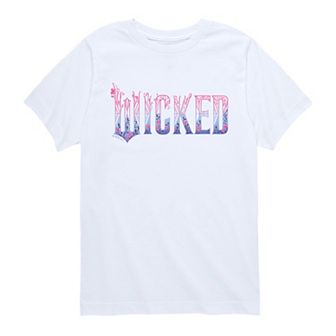 Boys 8-20 Wicked For Good Logo Floral Graphic Tee